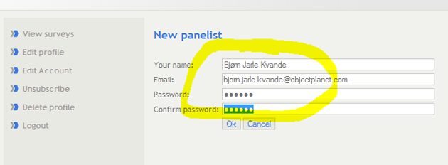 panelist name